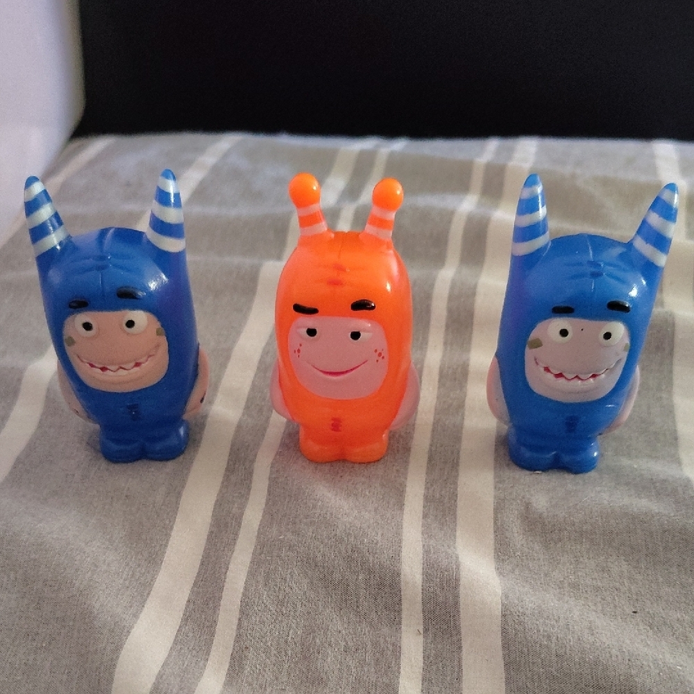 Colorful Monster Figurine Set
